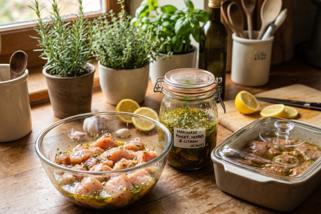 Combien de temps peut-on garder une marinade