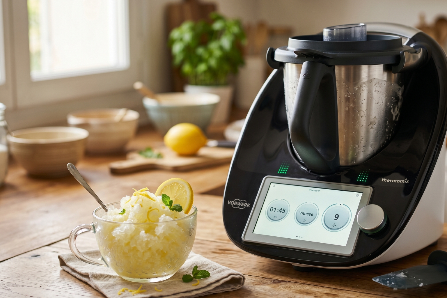 Granité citron Thermomix