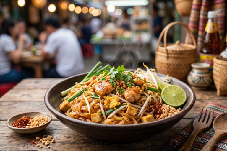 Pad Thaï poulet recette