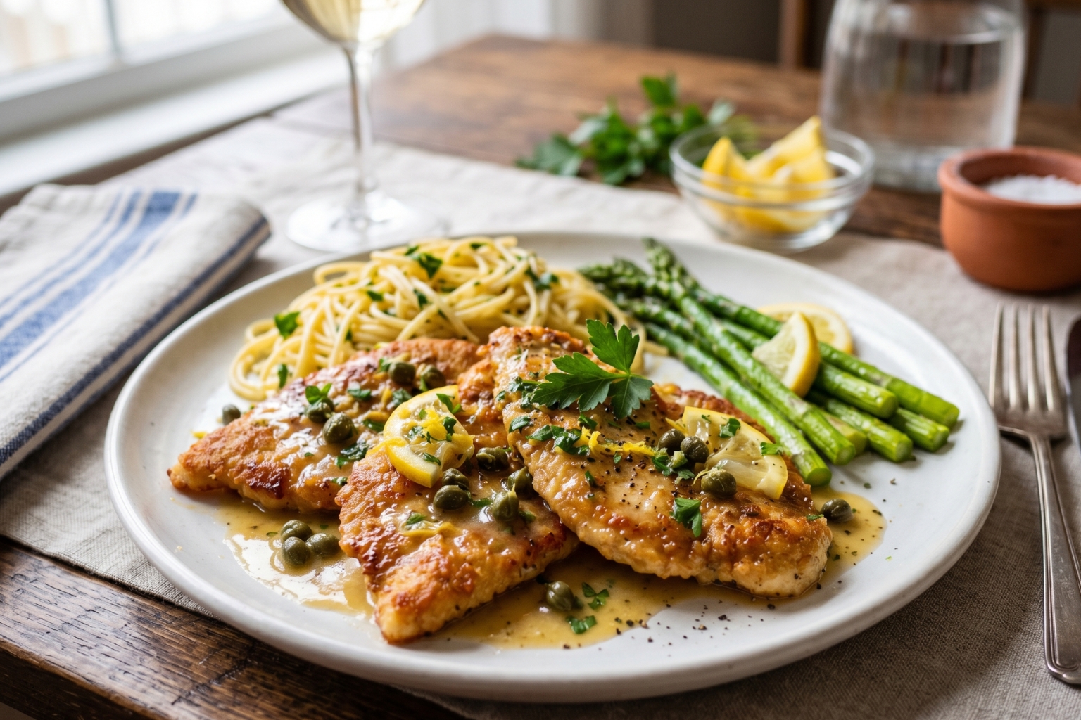 recette Piccata de poulet au citron