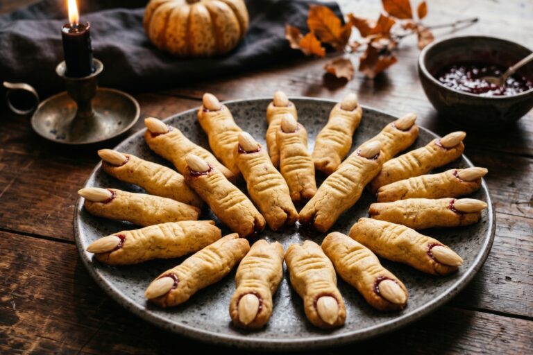 Recette biscuits doigts de sorcière Halloween