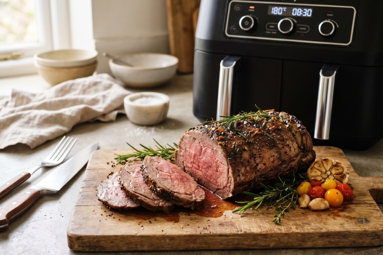 Rôti de bœuf au airfryer recette