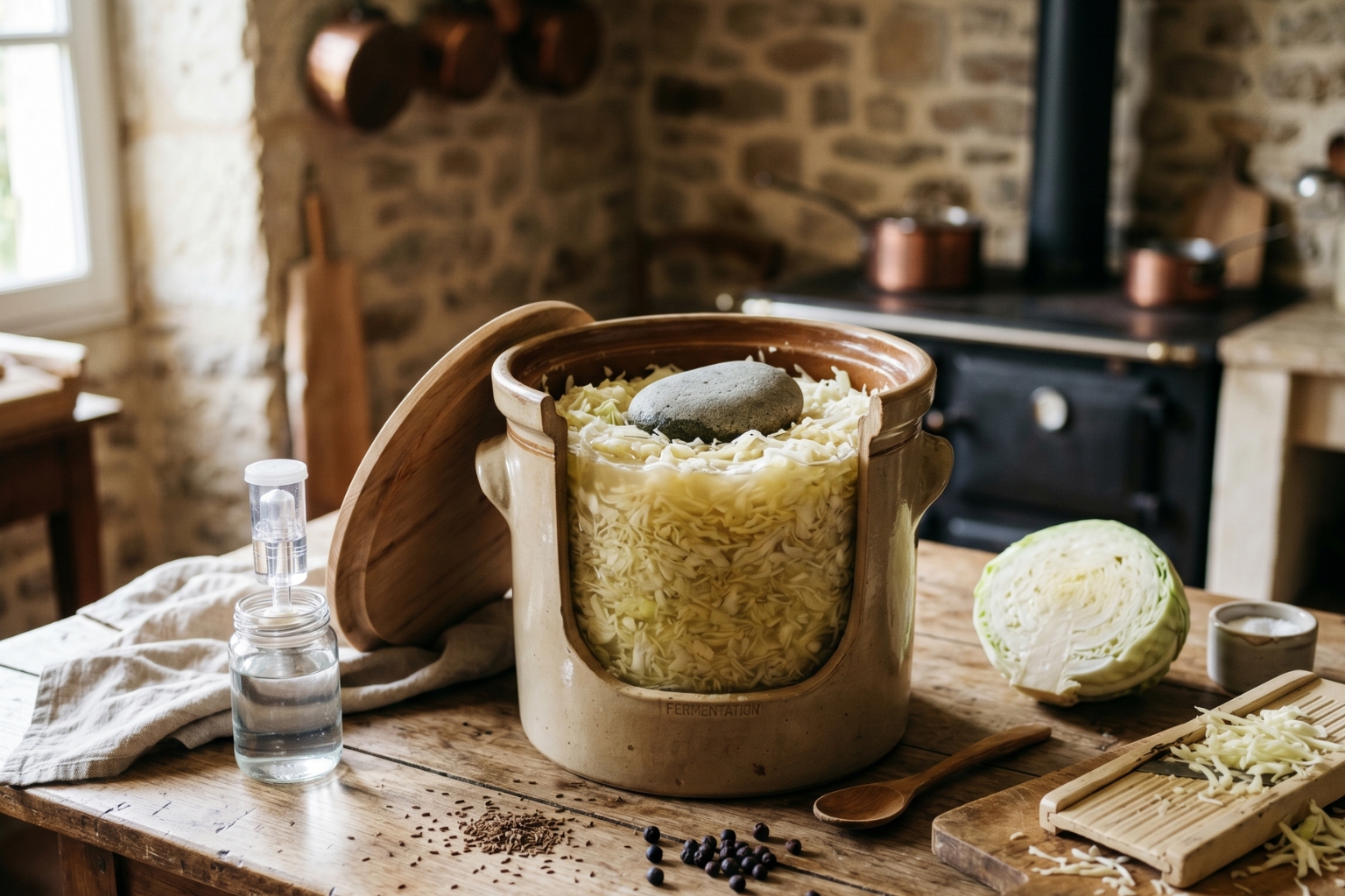 Temps de fermentation choucroute