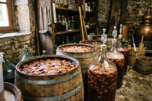 Temps de fermentation des fruits avant distillation