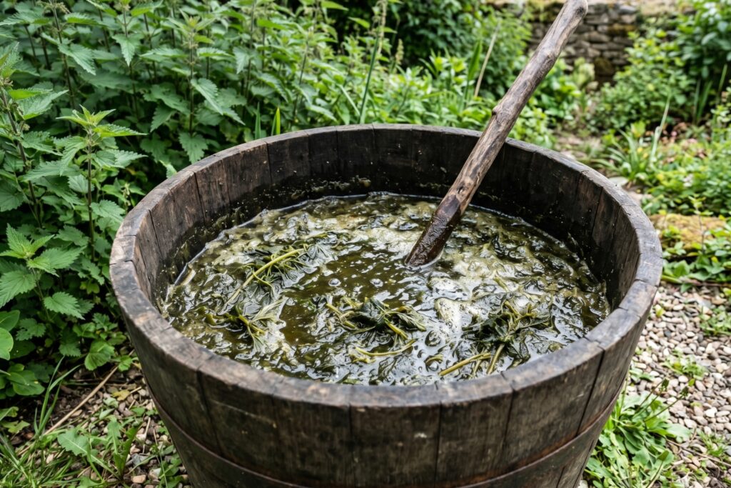 Temps de fermentation purin d'ortie
