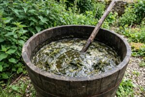 Temps de fermentation purin d'ortie