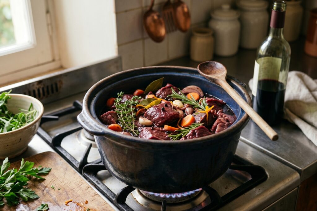 Temps de marinade daube