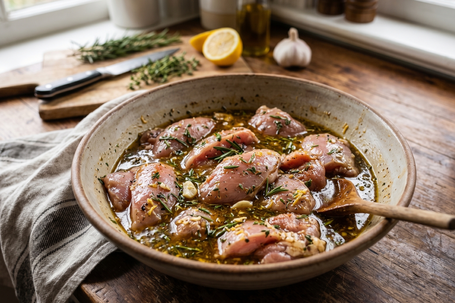Temps de marinade dinde