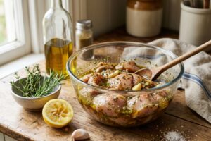 Temps de marinade du poulet