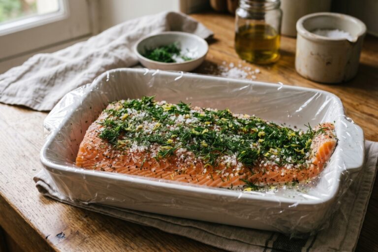 Temps de marinade saumon gravlax