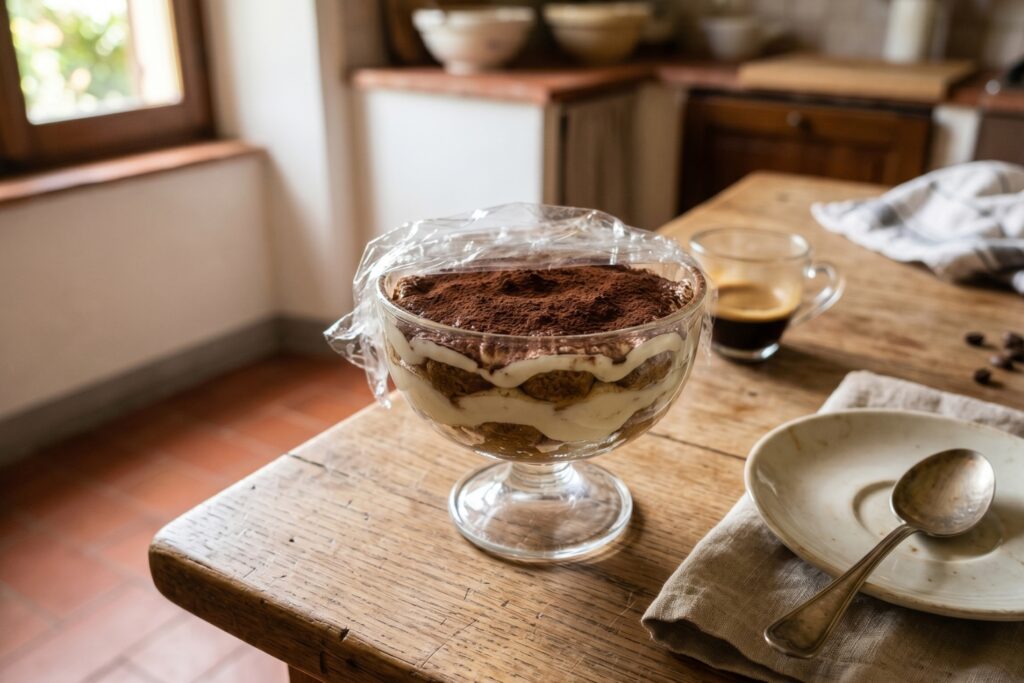 Temps de repos tiramisu