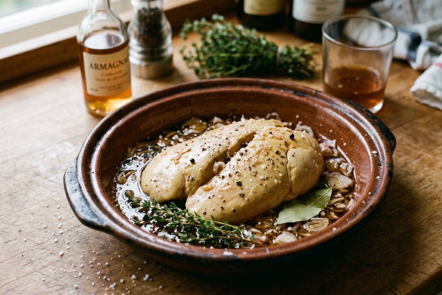 Temps marinade foie gras