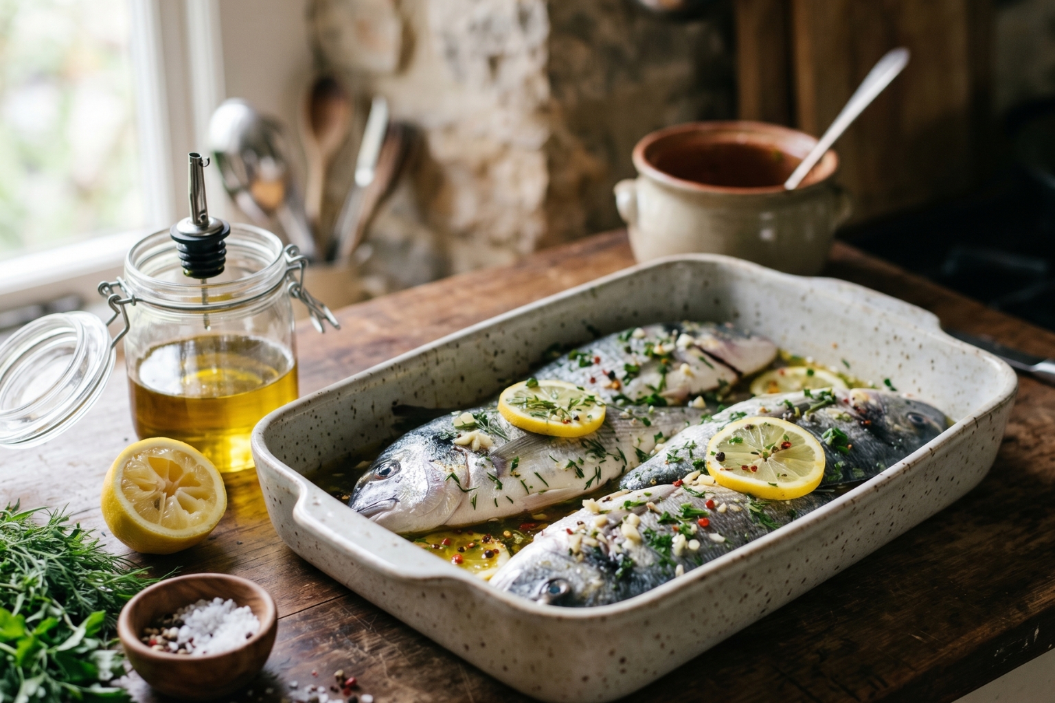 Temps marinade poisson
