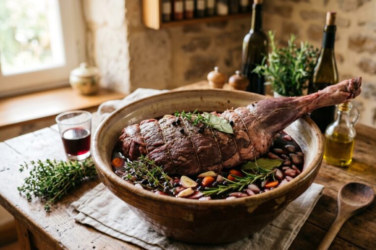 Temps marinade sanglier