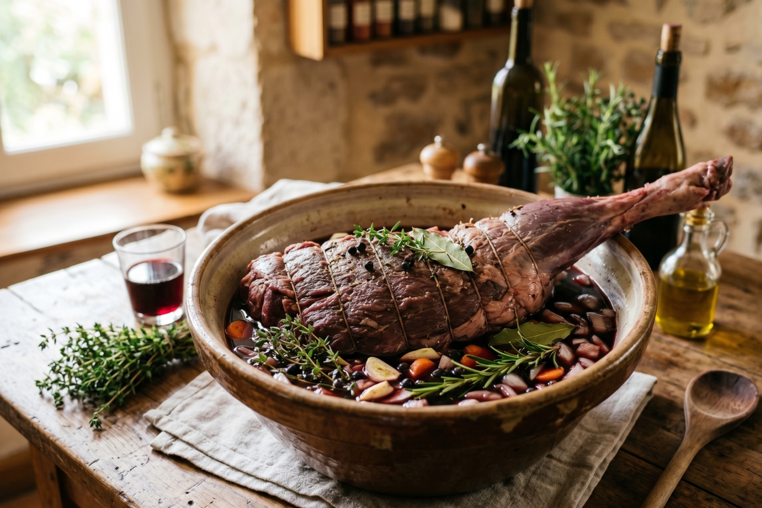 Temps marinade sanglier