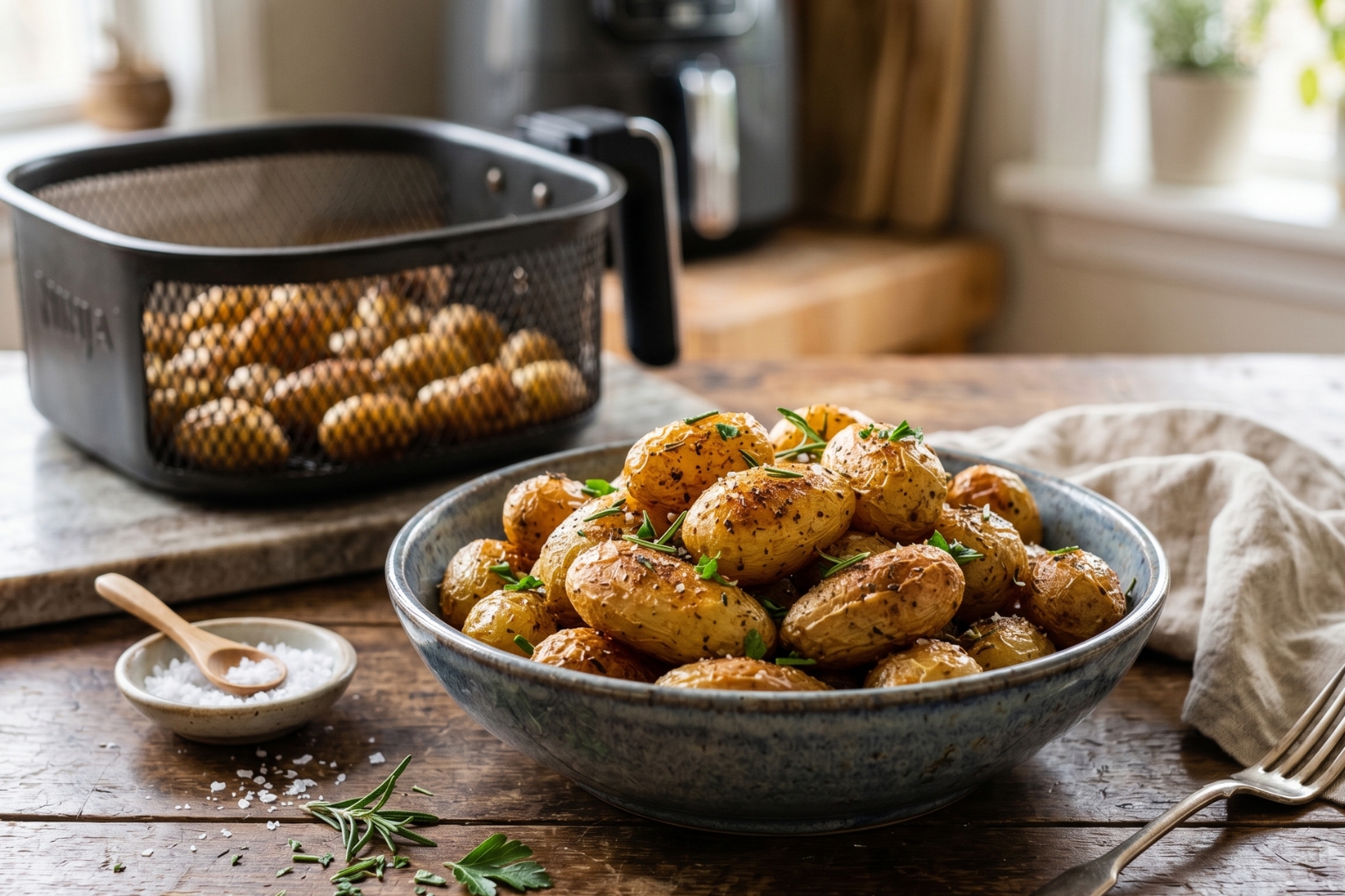 pommes de terre grenaille airfryer