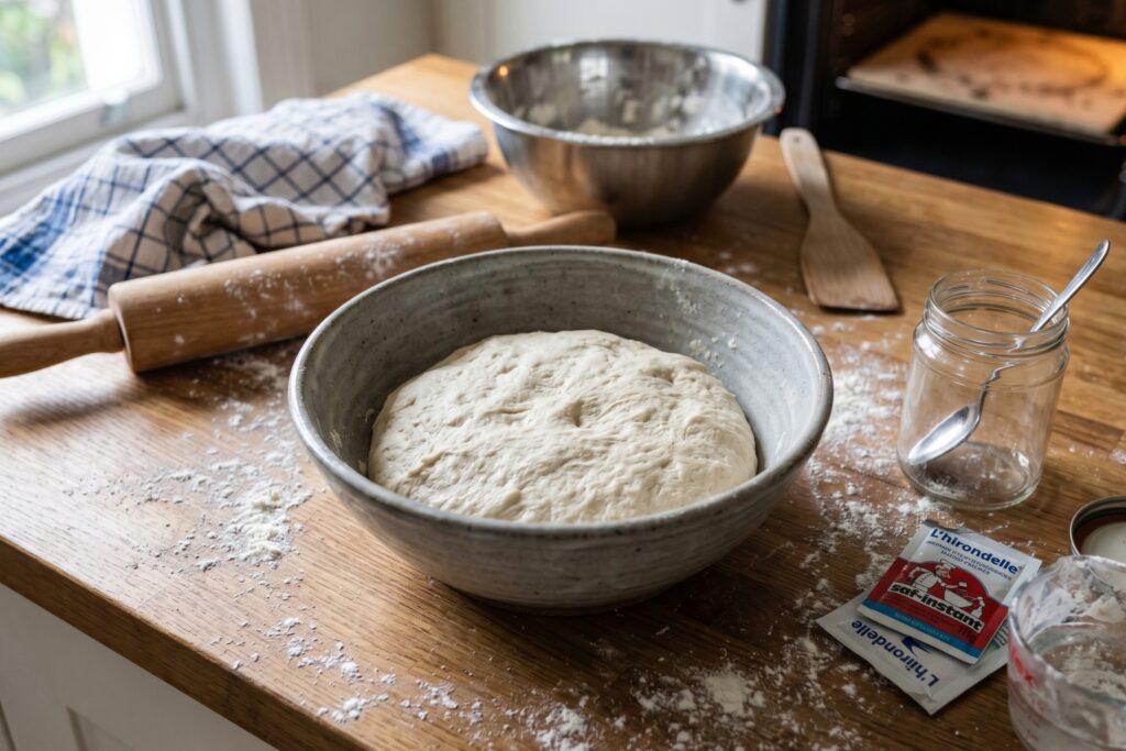 Pourquoi ma pâte à pizza ne gonfle pas