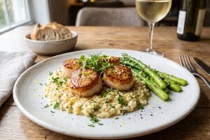 Quel accompagnement avec des coquilles Saint-Jacques poêlées