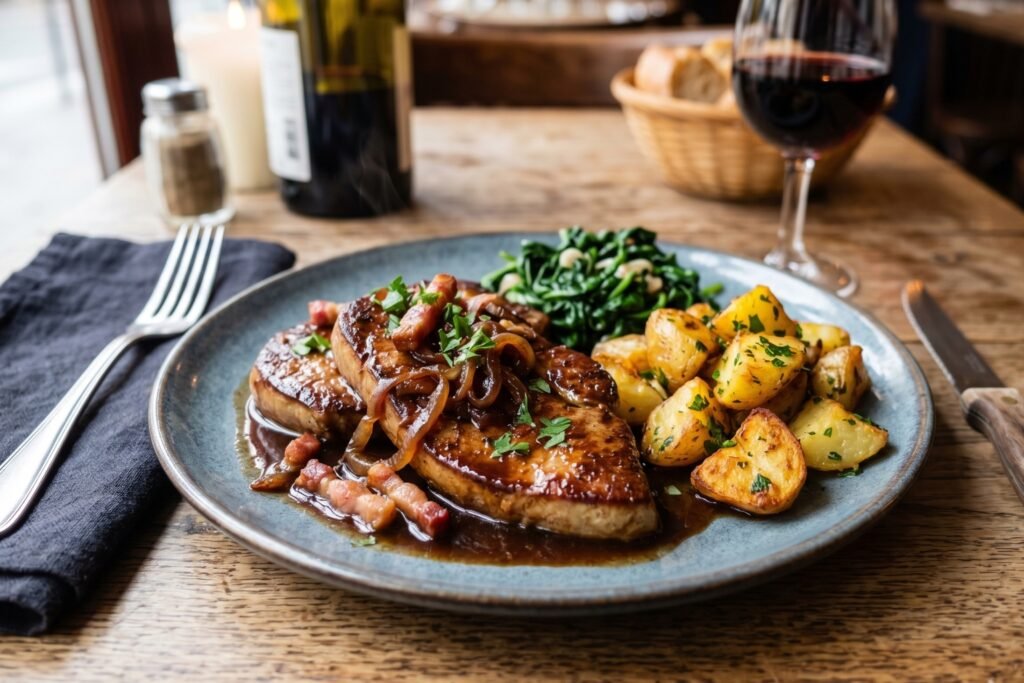 Quel accompagnement avec le foie de veau poêlé