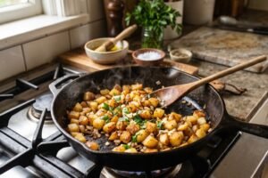 Quelle poêle pour les pommes de terre sautées