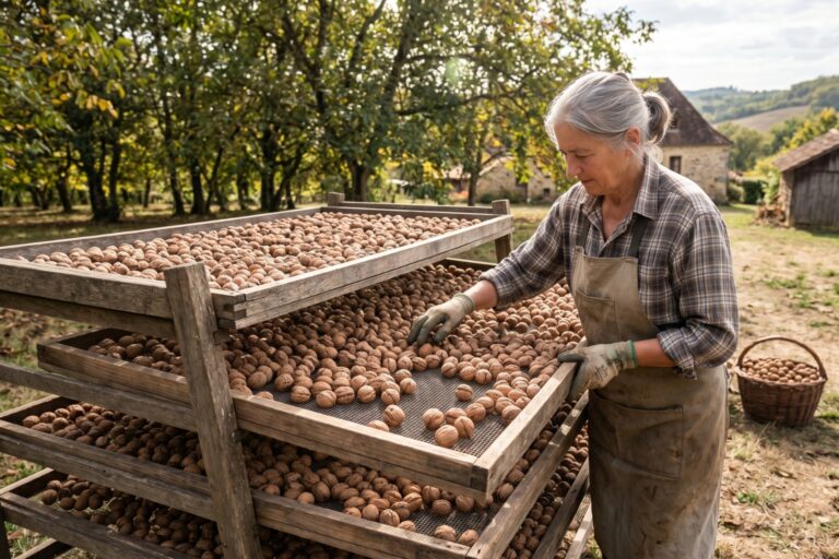 Séchage des noix combien de temps