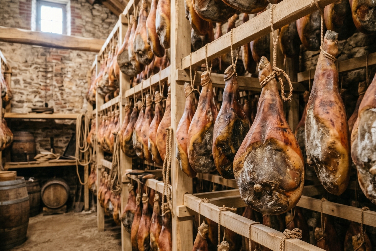 Temps de séchage du jambon cru